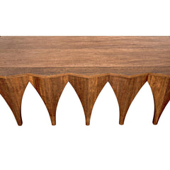 Noir Zelenko Coffee Table, Dark Walnut-Noir Furniture-Blue Hand Home