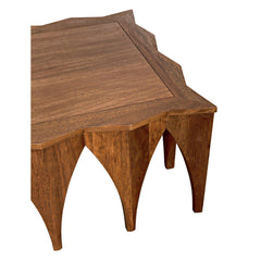 Noir Zelenko Coffee Table, Dark Walnut-Noir Furniture-Blue Hand Home