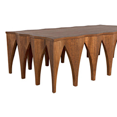 Noir Zelenko Coffee Table, Dark Walnut-Noir Furniture-Blue Hand Home