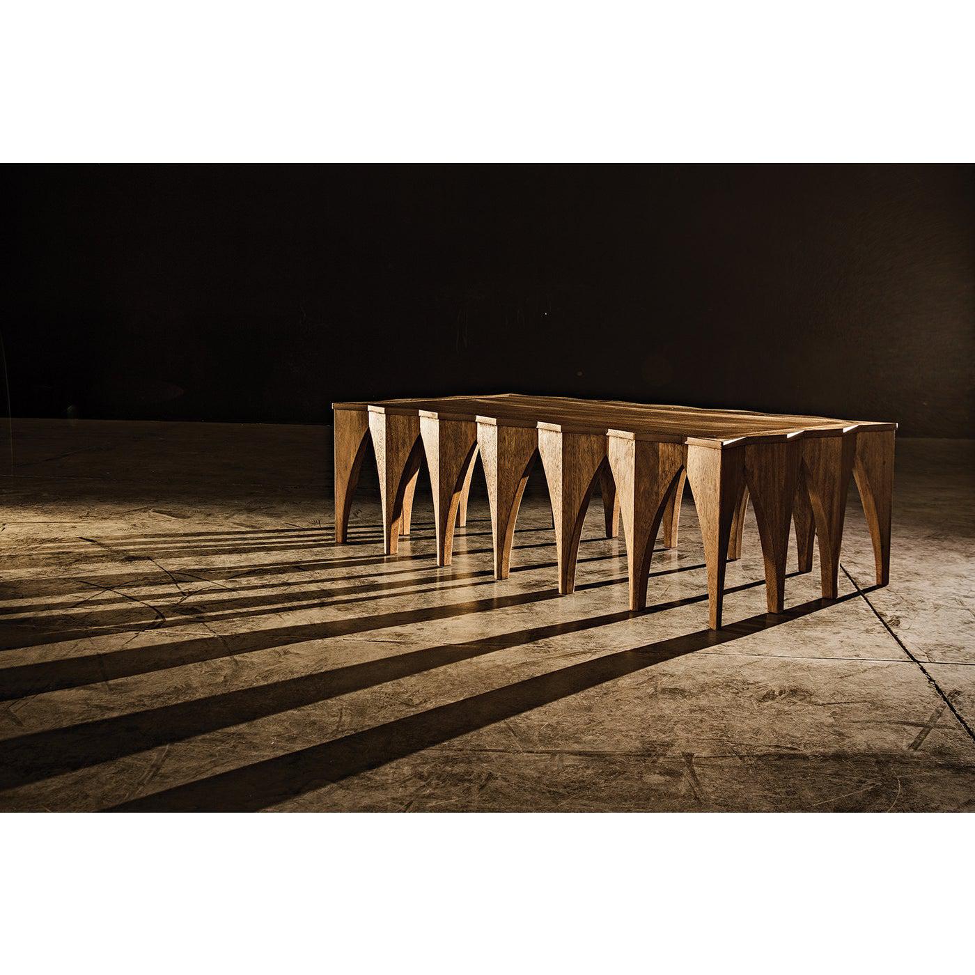 Noir Zelenko Coffee Table, Dark Walnut-Noir Furniture-Blue Hand Home