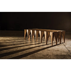 Noir Zelenko Coffee Table, Dark Walnut-Noir Furniture-Blue Hand Home