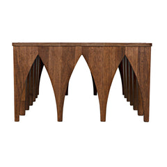Noir Zelenko Coffee Table, Dark Walnut-Noir Furniture-Blue Hand Home