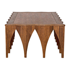 Noir Zelenko Coffee Table, Dark Walnut-Noir Furniture-Blue Hand Home