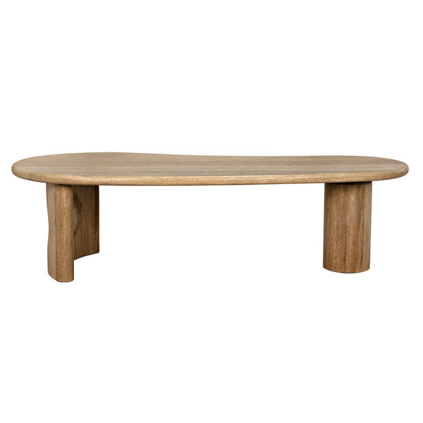 Noir Harvey Coffee Table, Washed Walnut-Noir Furniture-Blue Hand Home