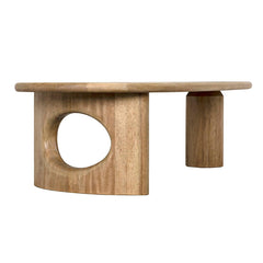 Noir Harvey Coffee Table, Washed Walnut-Noir Furniture-Blue Hand Home