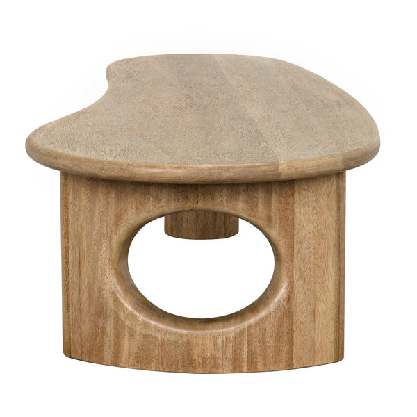 Noir Harvey Coffee Table, Washed Walnut-Noir Furniture-Blue Hand Home