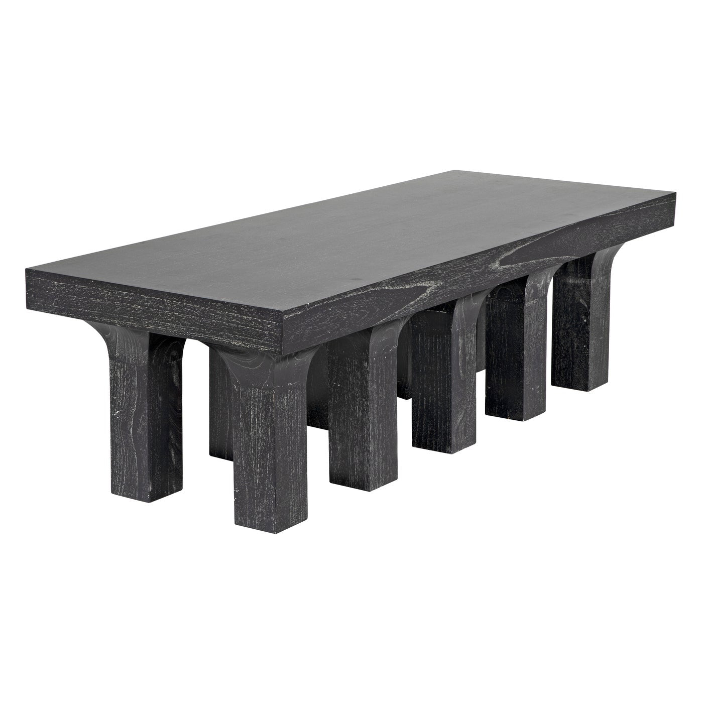 Santos Coffee Table, Cinder Black
