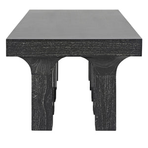 Santos Coffee Table, Cinder Black-Noir Furniture-Blue Hand Home