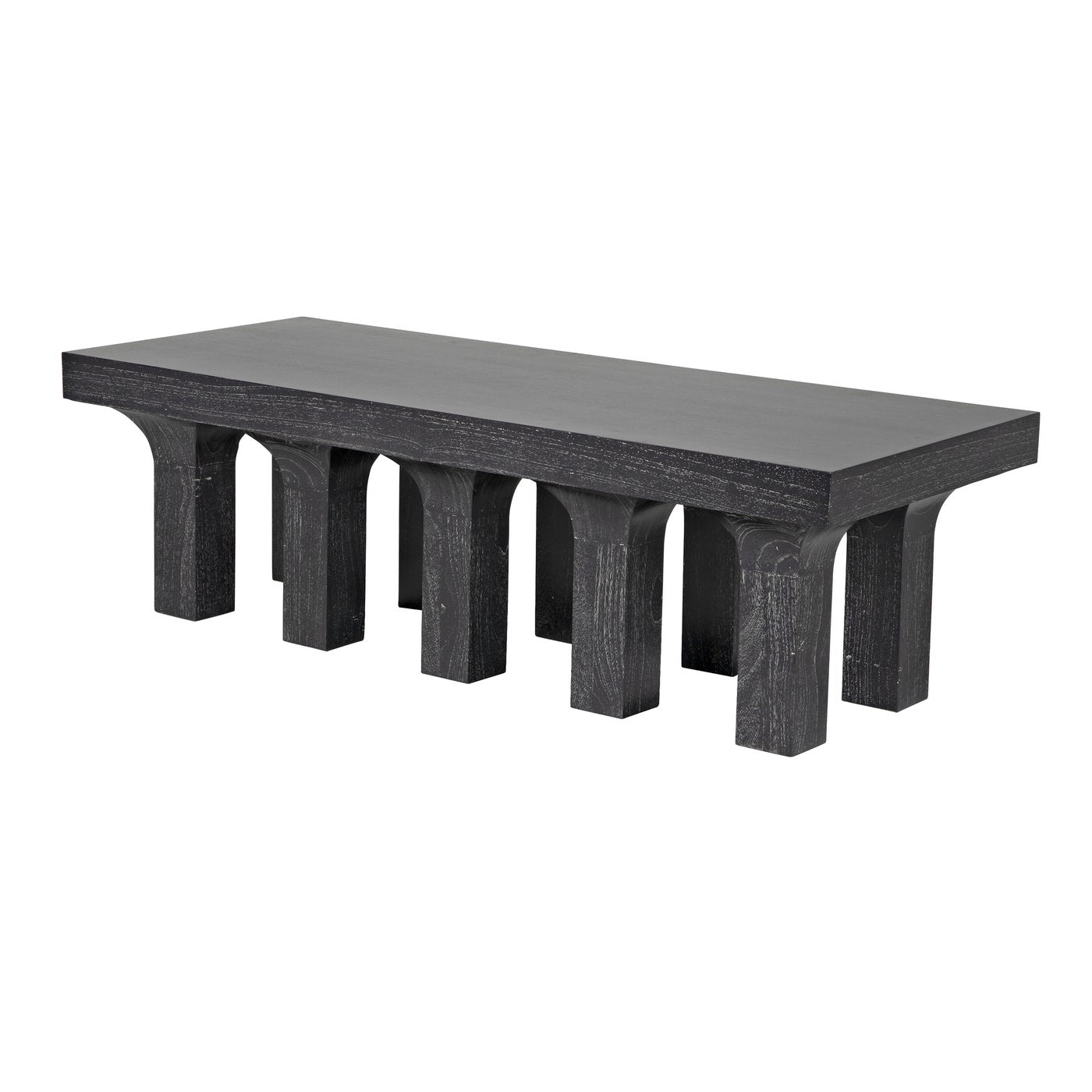 Santos Coffee Table, Cinder Black