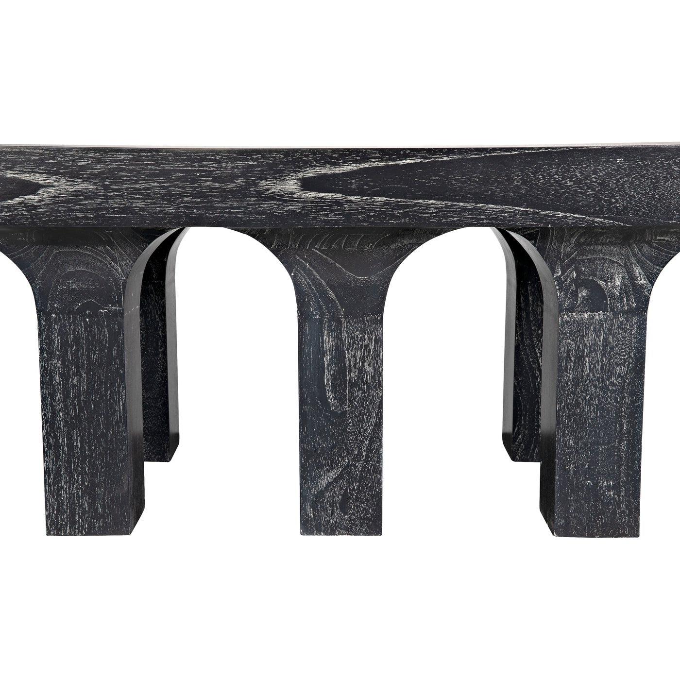 Santos Coffee Table, Cinder Black