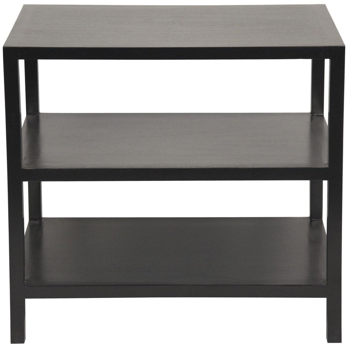 Noir 2 Shelf Side Table-Noir Furniture-Blue Hand Home