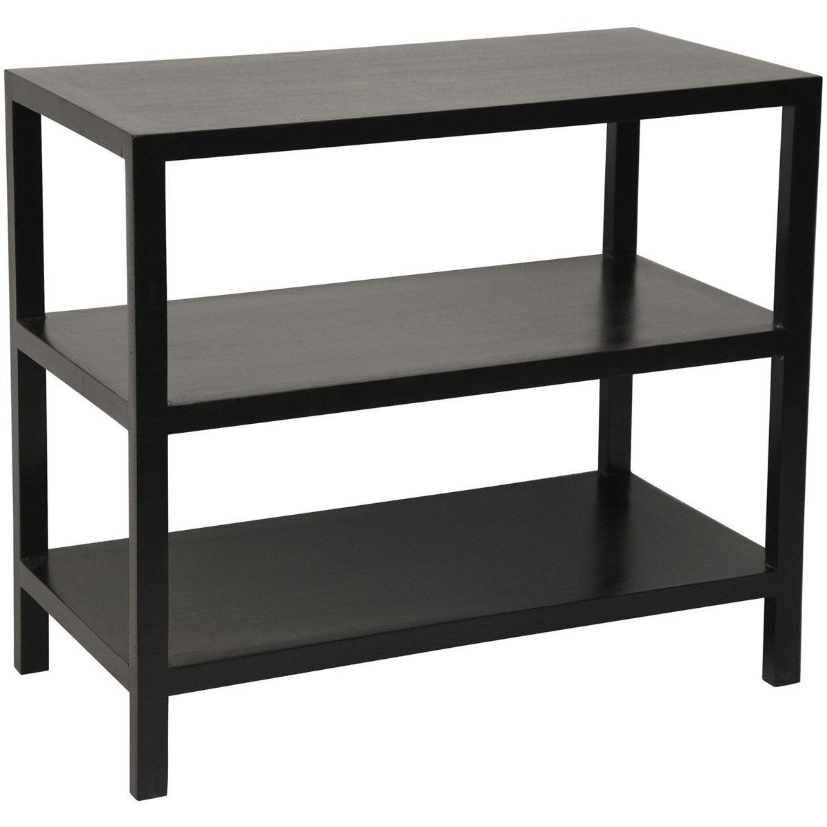 Noir 2 Shelf Side Table-Noir Furniture-Blue Hand Home