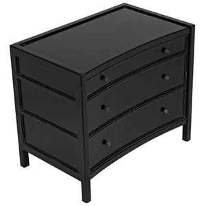 Noir Hampton Side Table Black-Noir Furniture-Blue Hand Home