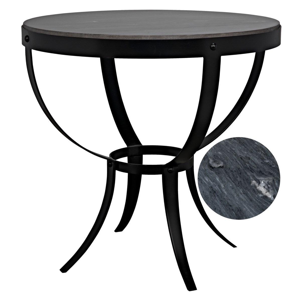 Noir Byron Side Table-Noir Furniture-Blue Hand Home