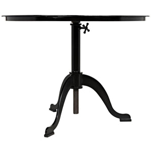 Noir Furniture Calder Side Table, Black Metal-Noir Furniture-Blue Hand Home