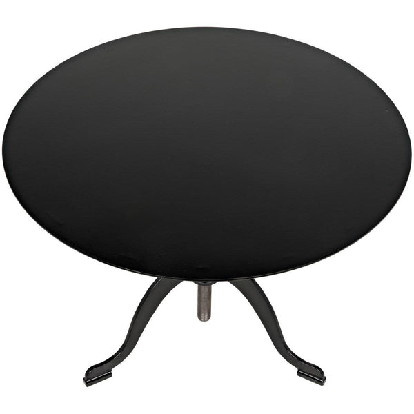 Noir Furniture Calder Side Table, Black Metal-Noir Furniture-Blue Hand Home