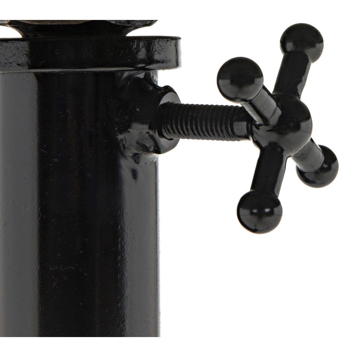 Noir Furniture Calder Side Table, Black Metal-Noir Furniture-Blue Hand Home