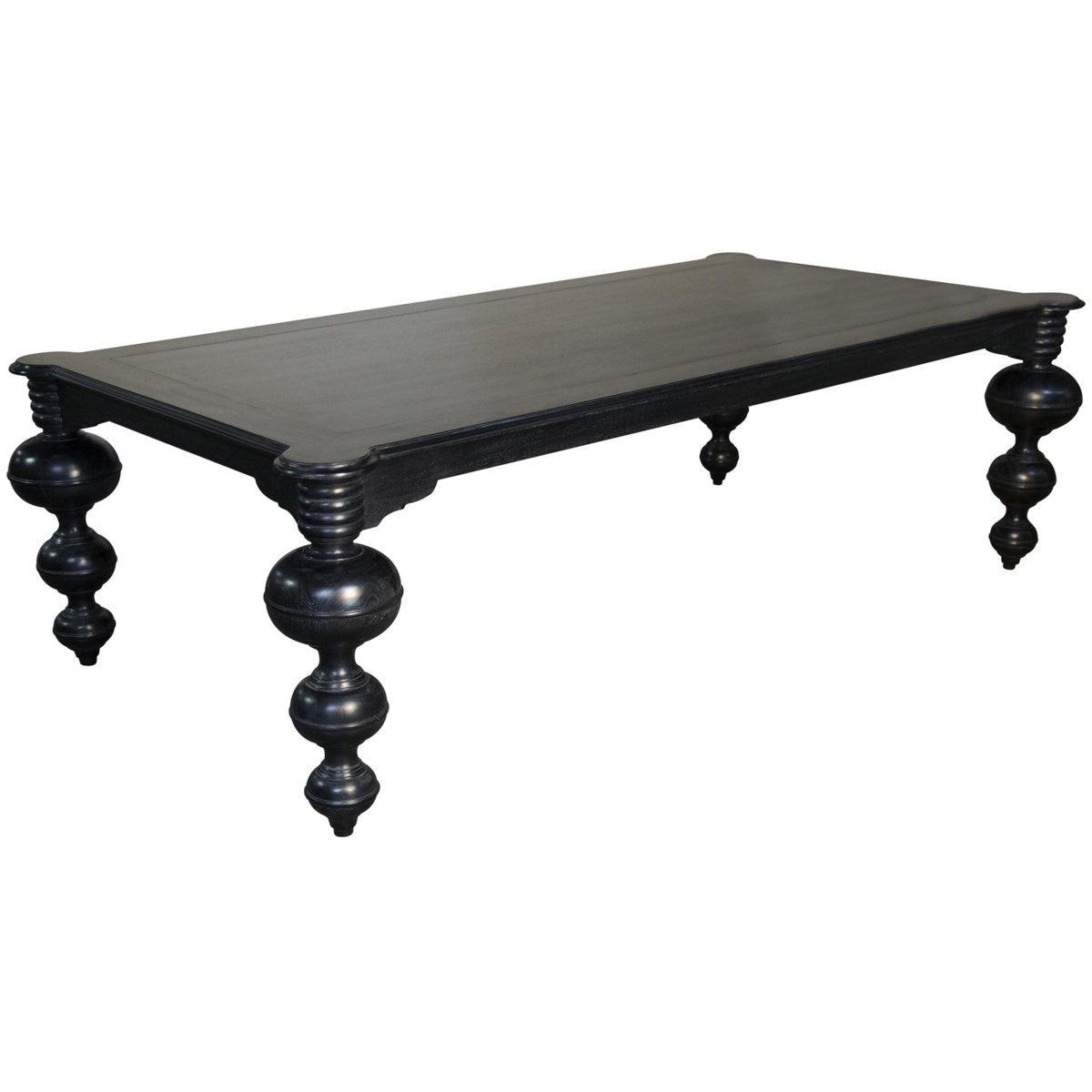 Noir Claudio Dining Table, Black-Noir Furniture-Blue Hand Home