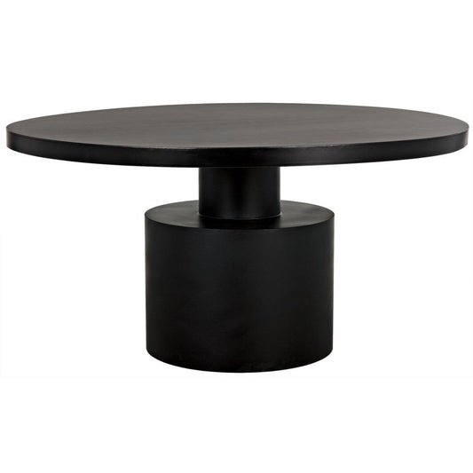 Noir Furniture Marlow Dining Table, Black Metal-Noir Furniture-Blue Hand Home