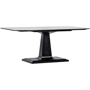 Noir Furniture Amboss Dining Table, Black Metal-Noir Furniture-Blue Hand Home