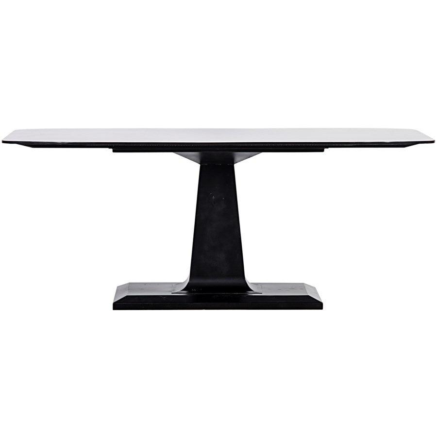 Noir Furniture Amboss Dining Table, Black Metal-Noir Furniture-Blue Hand Home