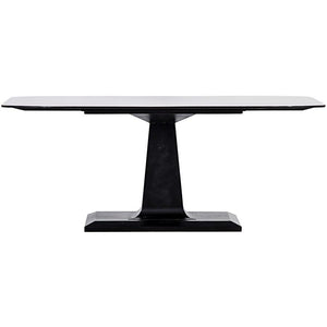 Noir Furniture Amboss Dining Table, Black Metal-Noir Furniture-Blue Hand Home