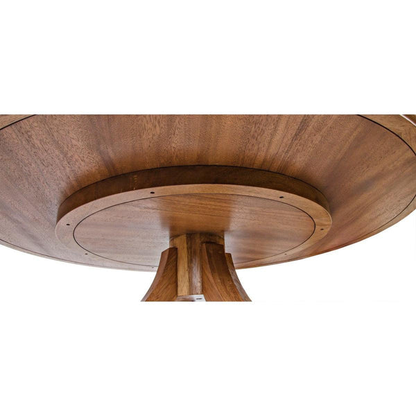 Noir Furniture Vera Dining Table, Dark Walnut-Noir Furniture-Blue Hand Home