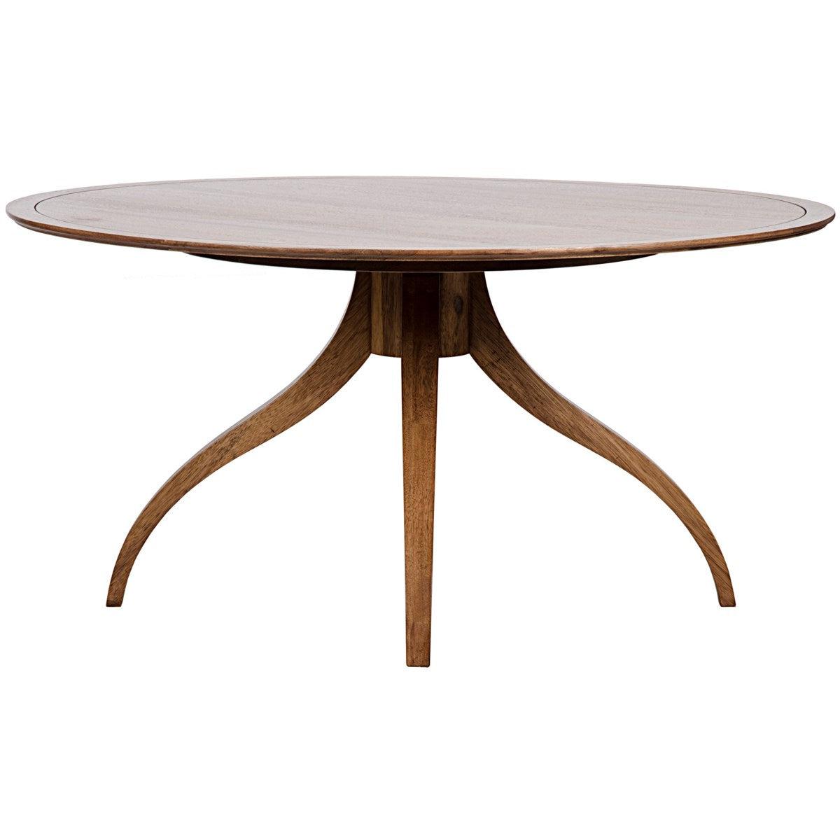 Noir Vera Dark Walnut Dining Table