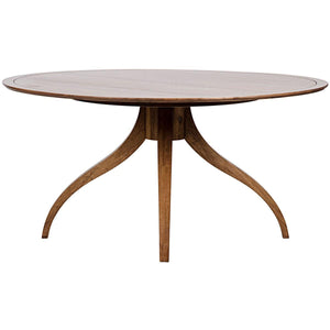 Noir Furniture Vera Dining Table, Dark Walnut-Noir Furniture-Blue Hand Home