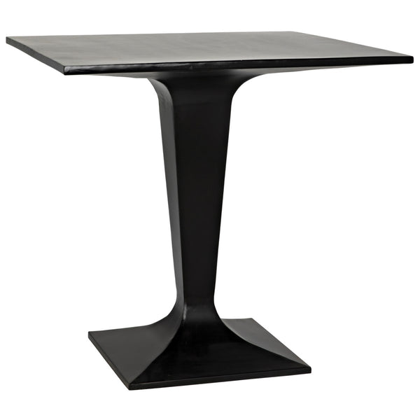 Noir Furniture Anoil Bistro Table, Black Metal-Noir Furniture-Blue Hand Home
