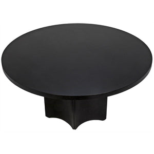 Noir Furniture Rome Dining Table, Black Metal-Noir Furniture-Blue Hand Home