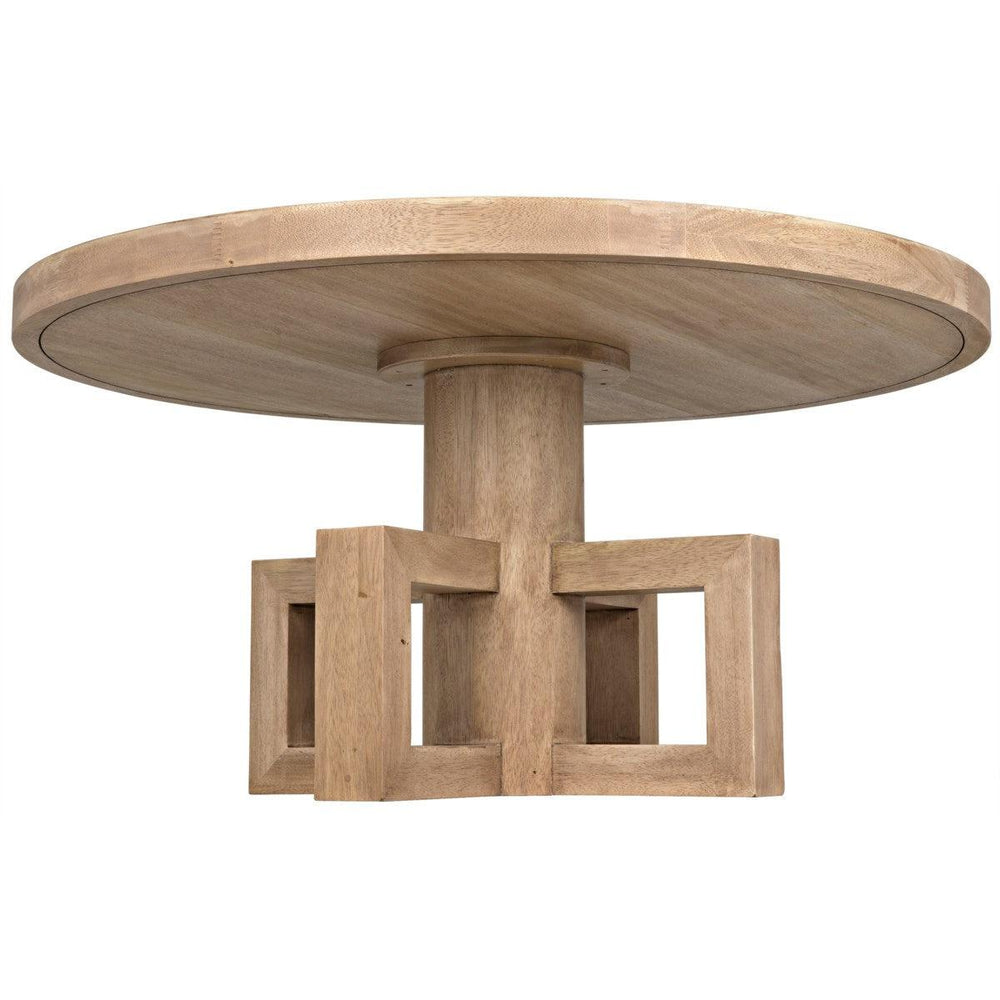 Noir Furniture Lima Dining Table, Washed Walnut-Noir Furniture-Blue Hand Home