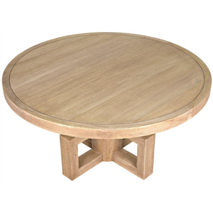 Noir Furniture Lima Dining Table, Washed Walnut-Noir Furniture-Blue Hand Home
