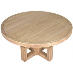 Noir Furniture Lima Dining Table, Washed Walnut-Noir Furniture-Blue Hand Home