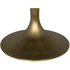Noir Furniture Herno Table, Metal w/Brass Finished Base-Noir Furniture-Blue Hand Home