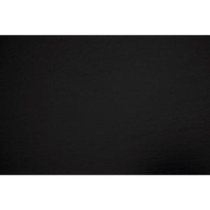 Noir Portobello Dining Table, Hand Rubbed Black with Light Brown Trim-Noir Furniture-Blue Hand Home