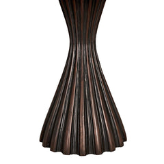 Osiris Dining Table, Pale Rubbed with Light Brown Trim