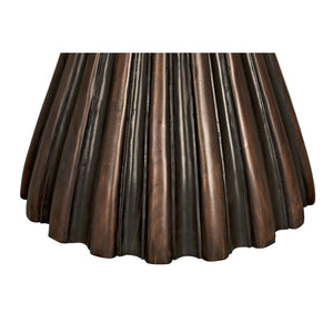 Osiris Dining Table, Pale Rubbed with Light Brown Trim-Noir Furniture-Blue Hand Home