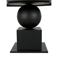 Noir Emira Dining Table, Black Metal-Noir Furniture-Blue Hand Home
