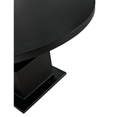 Noir Emira Dining Table, Black Metal-Noir Furniture-Blue Hand Home