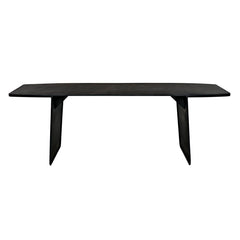Noir Esprit Dining Table, Black Metal-Noir Furniture-Blue Hand Home