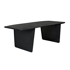 Noir Esprit Dining Table, Black Metal-Noir Furniture-Blue Hand Home