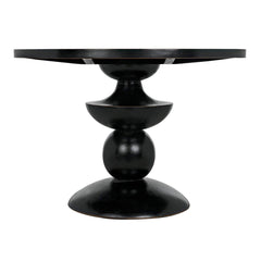 Margot Dining Table, Hand Rubbed Black