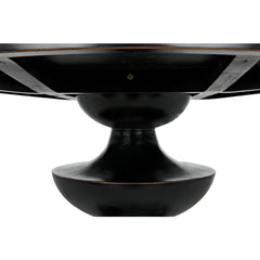 Margot Dining Table, Hand Rubbed Black