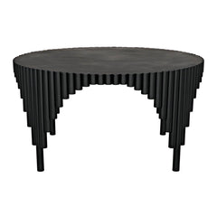 Royal Hall Dining Table, Black Steel