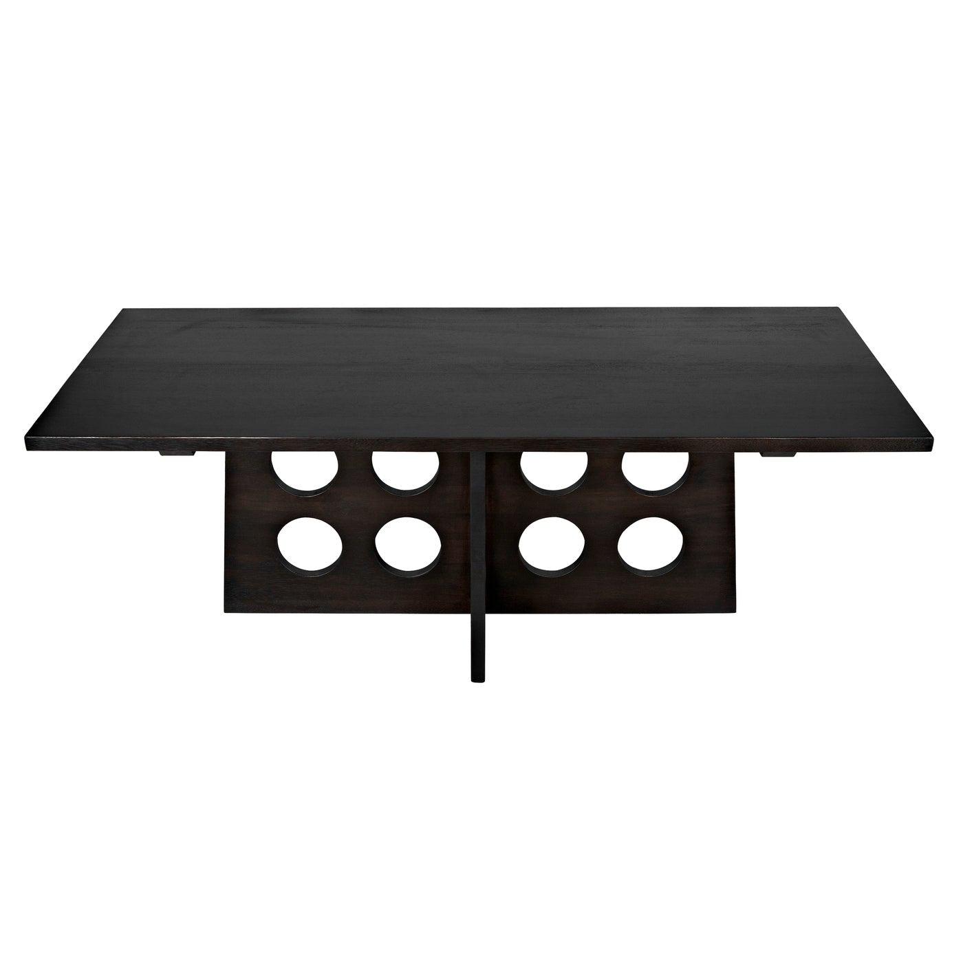 Carlo Dining Table, Ebony Walnut