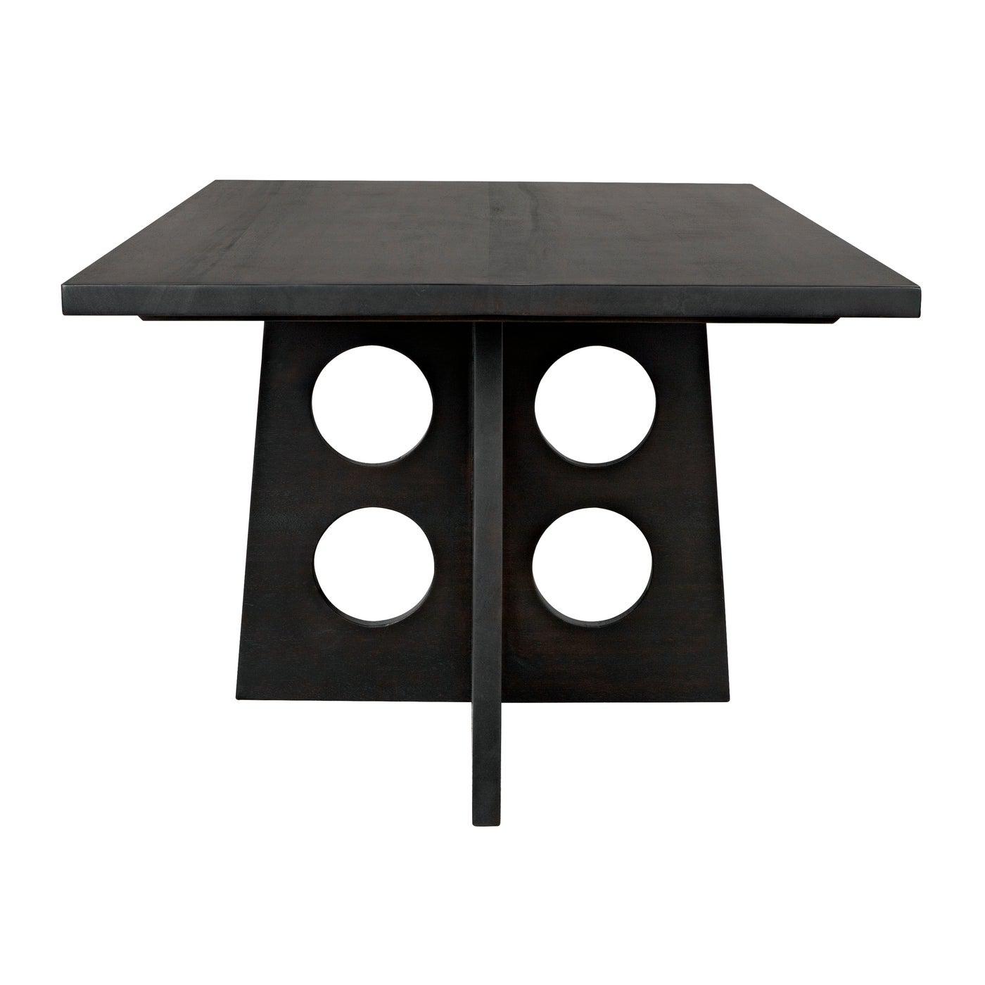 Carlo Dining Table, Ebony Walnut