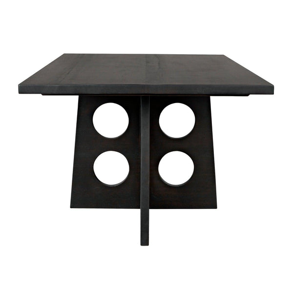 Carlo Dining Table, Ebony Walnut-Noir Furniture-Blue Hand Home