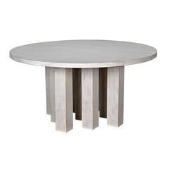 Resistance Dining Table, White Wash