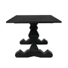 Madeira Dining Table, Hand Rubbed Black-Noir Furniture-Blue Hand Home